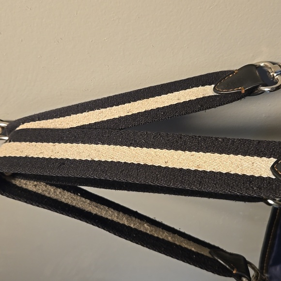 Tommy Hilfiger Geometric Black and Tan Tote - Picture 3 of 6